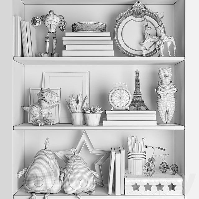 children’s decor set 3DSMax File - thumbnail 3