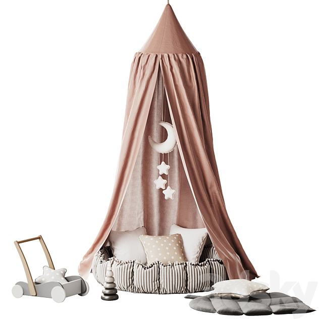 Children’s decor_canopy 3DS Max Model - thumbnail 2