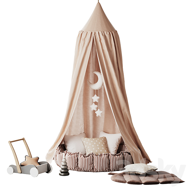 Children’s decor_canopy 3DS Max Model - thumbnail 3