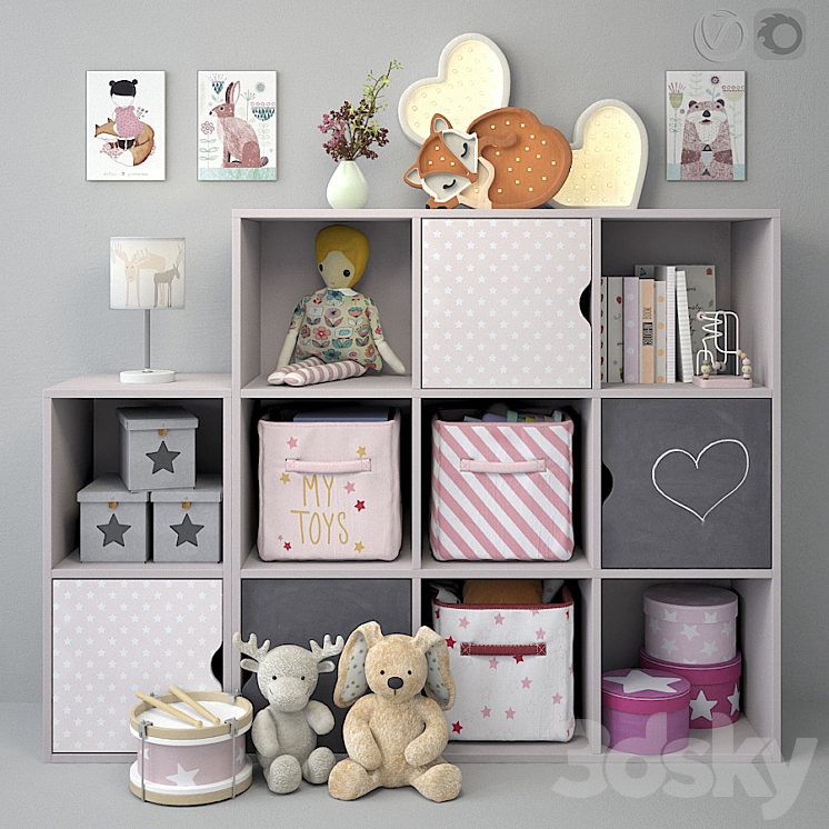 Children's furniture and accessories 19 3DS Max - thumbnail 1