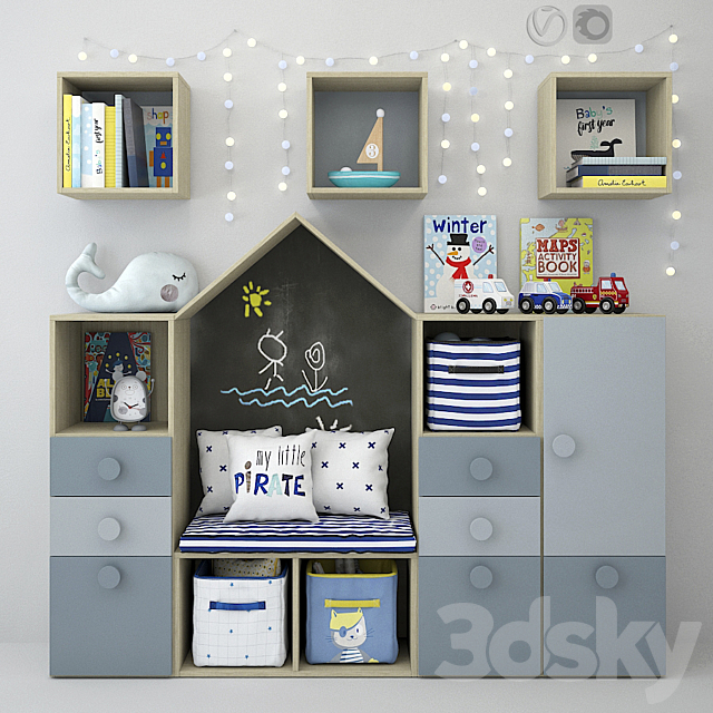 Children’s furniture and accessories 21 3DSMax File - thumbnail 1