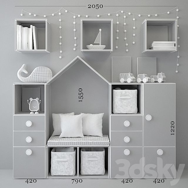 Children’s furniture and accessories 21 3DSMax File - thumbnail 3