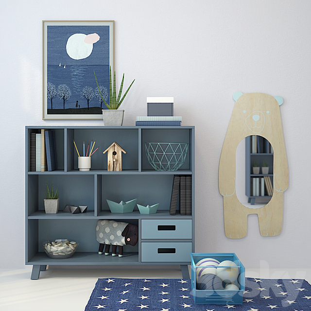 Children’s furniture and accessories 8 3DSMax File - thumbnail 1