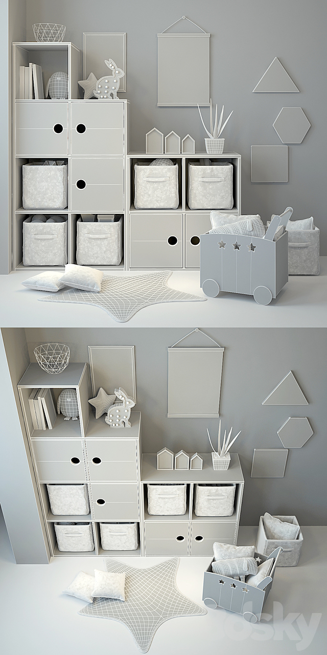 Children’s furniture and accessories 9 3DSMax File - thumbnail 3