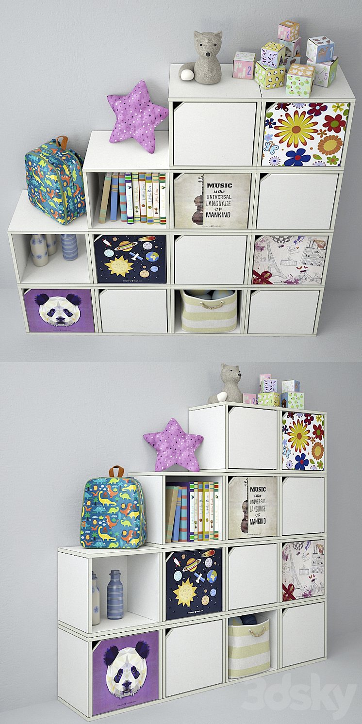 Children's furniture Halmar 01 3DS Max - thumbnail 2