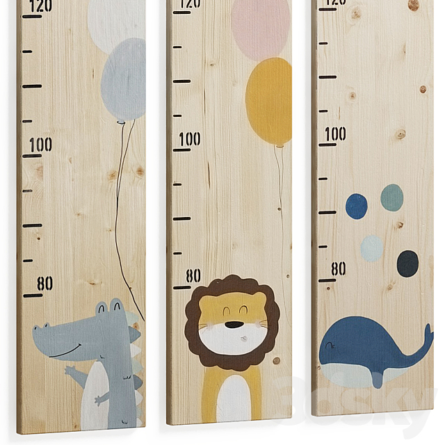 Children’s measuring bar 3DSMax File - thumbnail 3