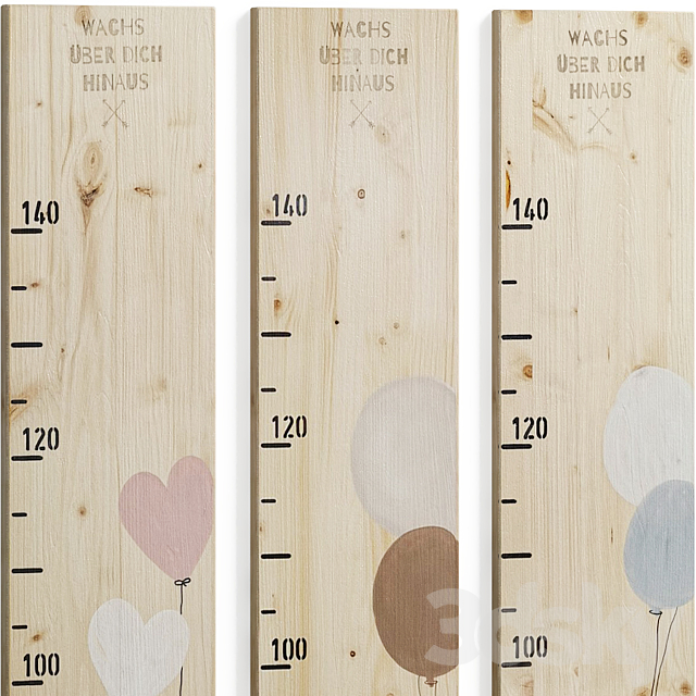 Children’s measuring bar 3DSMax File - thumbnail 4