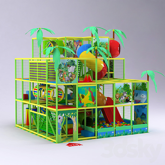 children’s play complex 3DSMax File - thumbnail 1