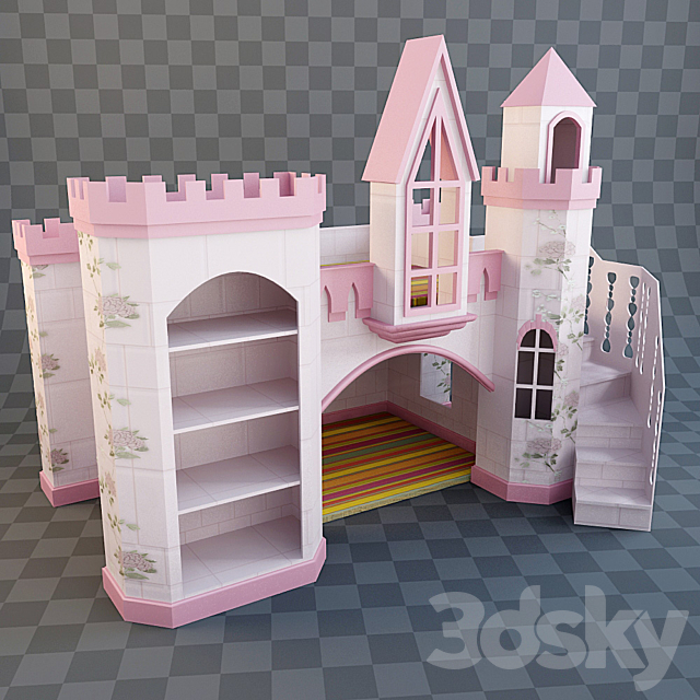 Children’s play “the Princess” 3DS Max Model - thumbnail 1