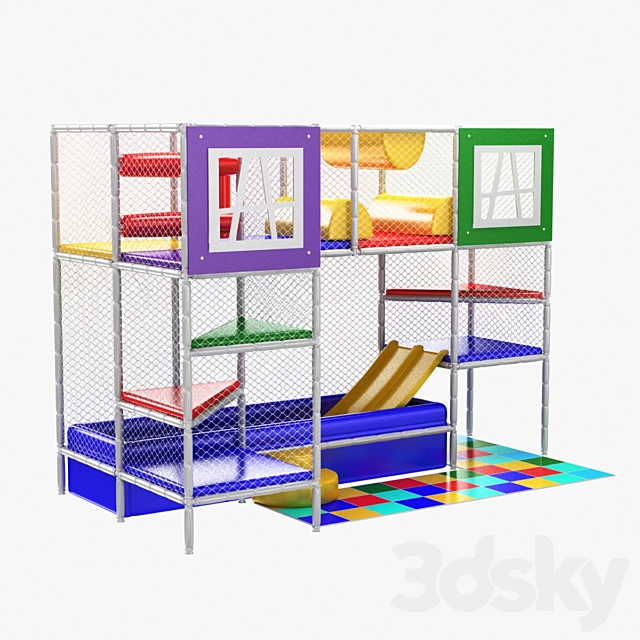 children’s playground for domestic use 3DSMax File - thumbnail 1