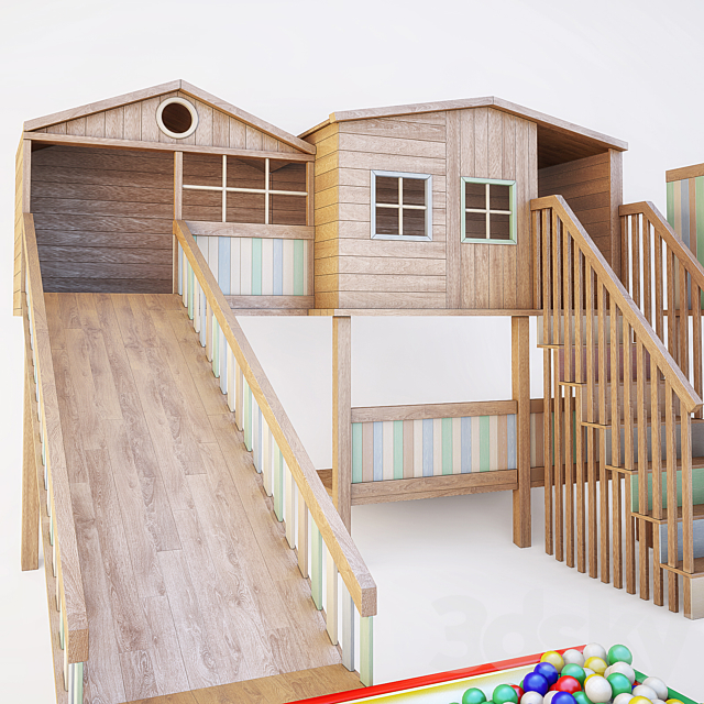 Children’s playroom 3DS Max Model - thumbnail 2