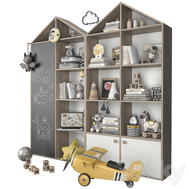 Children’s room decor 1 3DSMax File - thumbnail 3