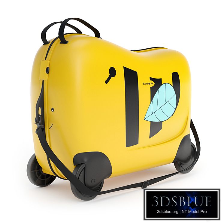 Childrens suitcase samsonite 3DS Max - thumbnail 3