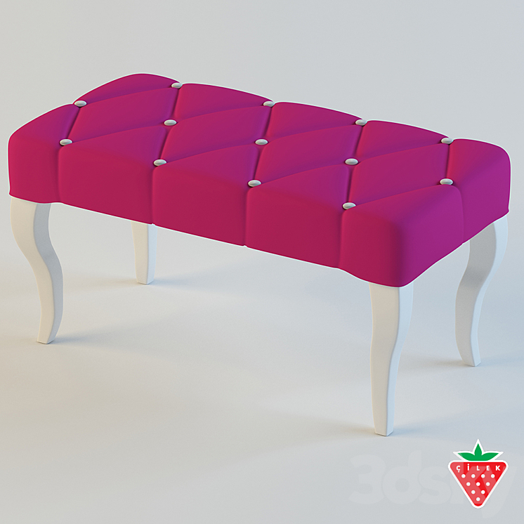 Cilek Yakut Ottoman 3DS Max - thumbnail 1