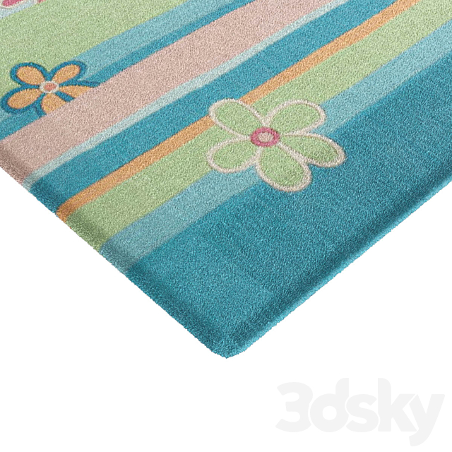 Collection of children’s carpets 1 3DSMax File - thumbnail 3