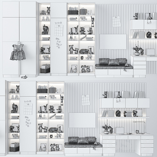 Composition in the nursery_2 3DSMax File - thumbnail 5