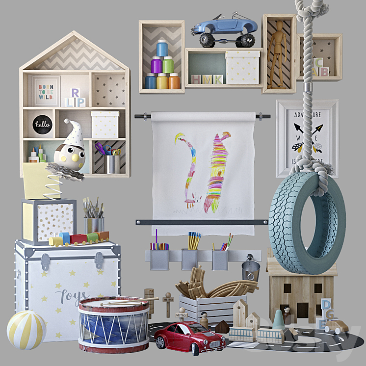 Decor for children 3 3DS Max - thumbnail 1