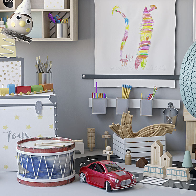 Decor for children 3 3DS Max - thumbnail 2