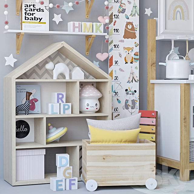 Decor for the nursery 2 3DS Max Model - thumbnail 3