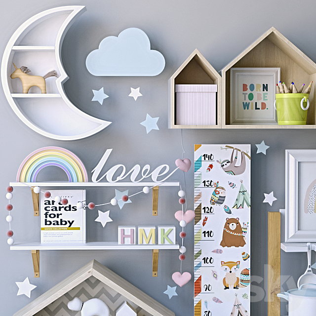 Decor for the nursery 2 3DS Max Model - thumbnail 4