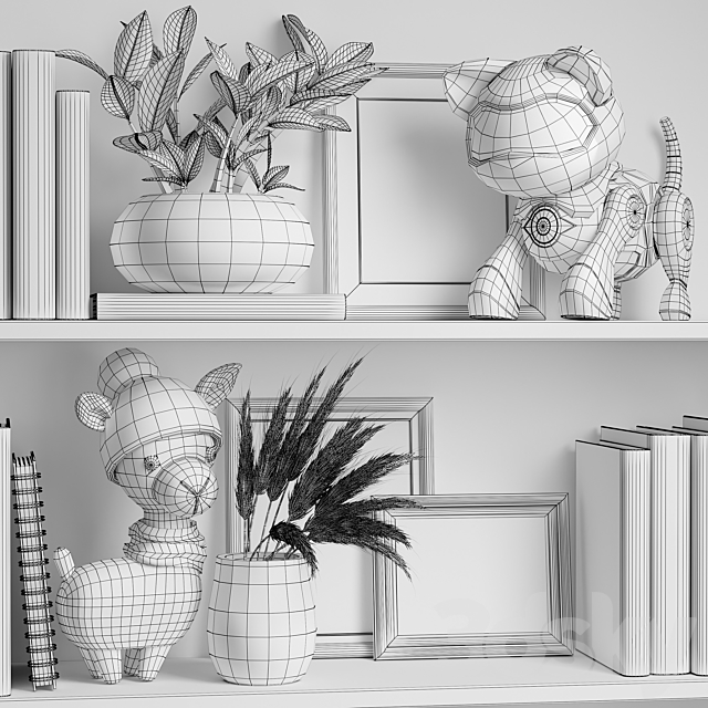 Decor set for girls 3DSMax File - thumbnail 5