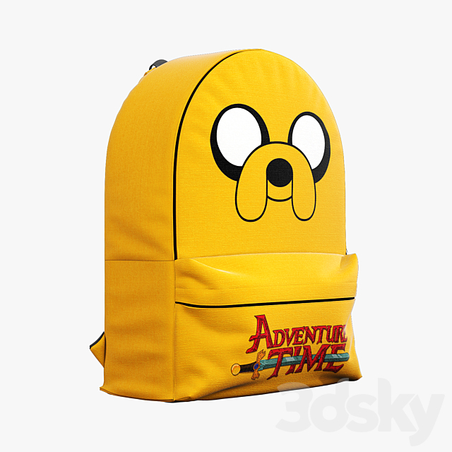 decorative set adventure time Jake 3DS Max Model - thumbnail 2