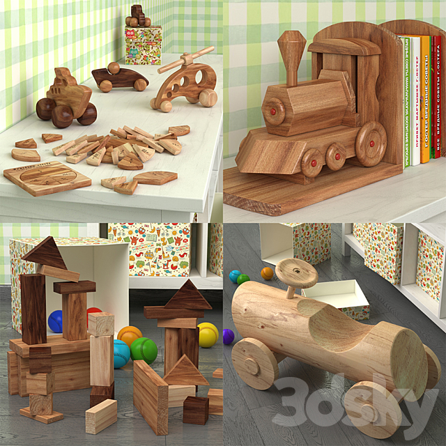 Decorative set for baby 3DSMax File - thumbnail 2