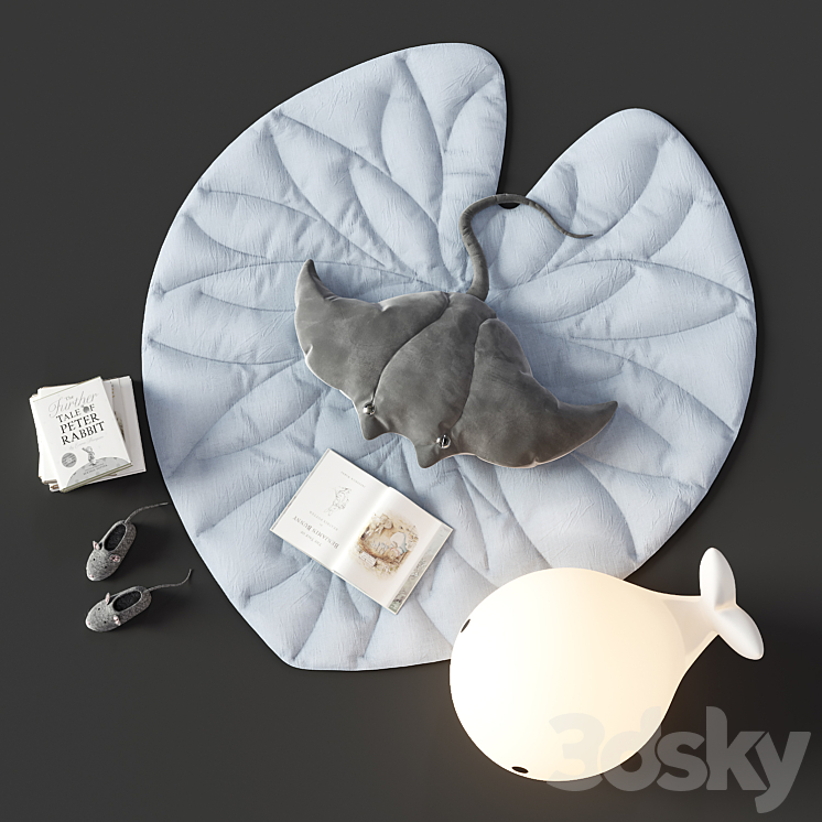 Decorative set for nursery 1 3DS Max - thumbnail 2