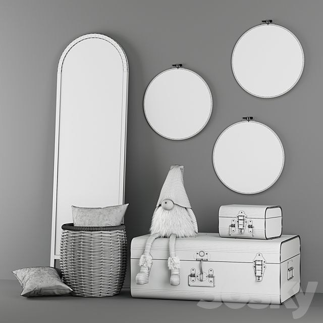 Decorative set for the children’s room La Redoute 3DS Max Model - thumbnail 4