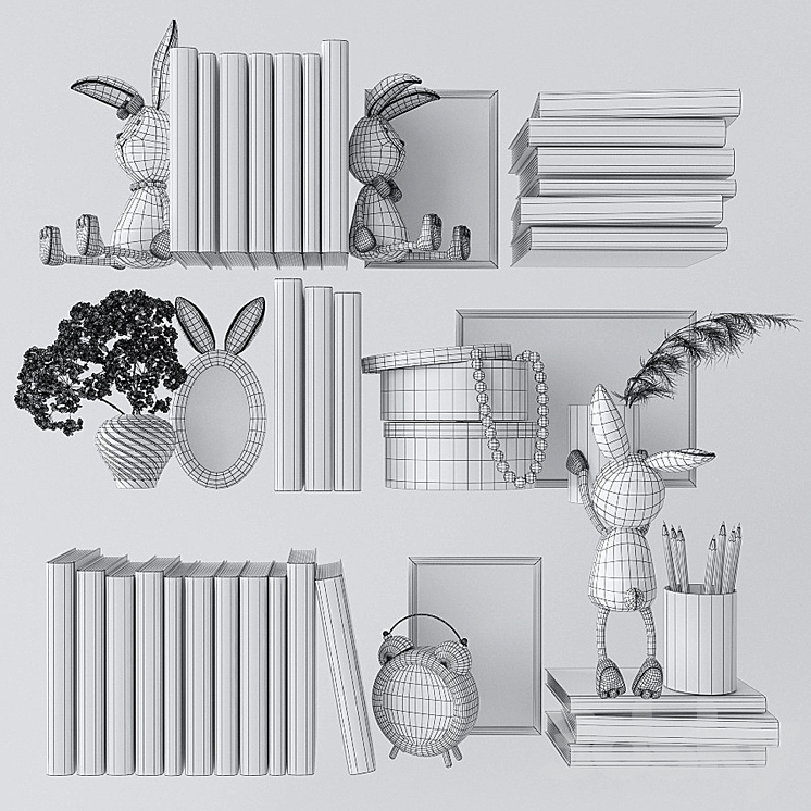 Decorative set in the nursery 2 3DS Max - thumbnail 2