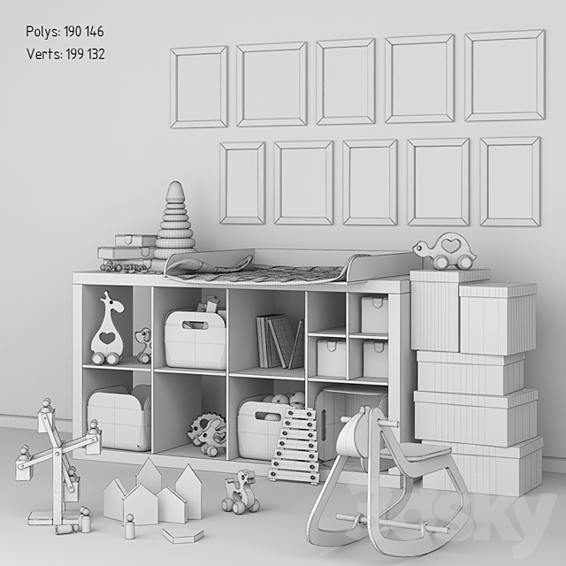 Decorative sets for children ?2 3DSMax File - thumbnail 3