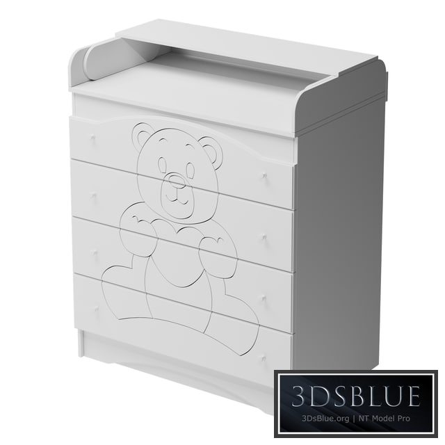 Dresser swaddling Valter Bear (pelenator) 3DS Max - thumbnail 3