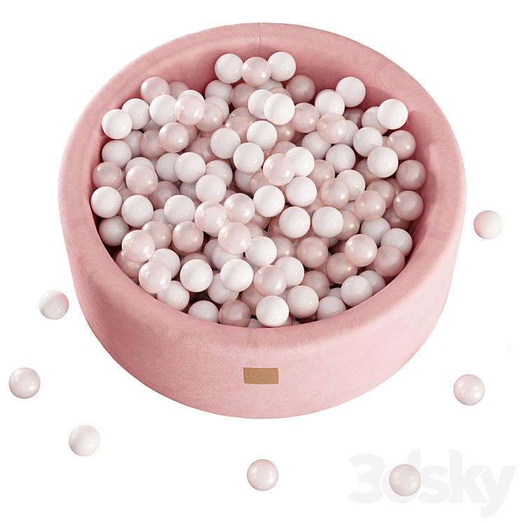 Dry pool BABY BALL PIT from MEOWBABY 3DS Max Model - thumbnail 3