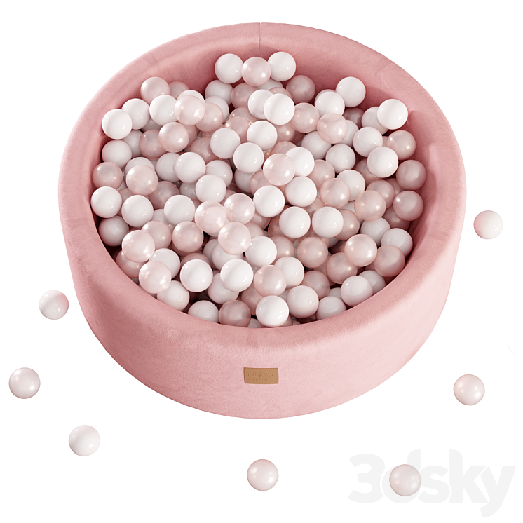 Dry pool BABY BALL PIT from MEOWBABY 3DS Max - thumbnail 1