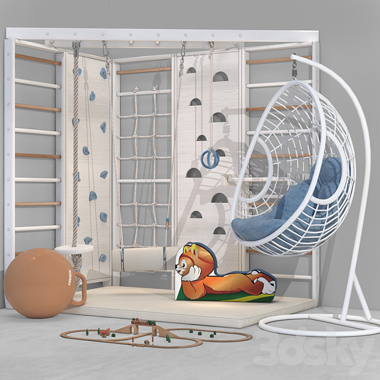 DSK Tarzan Plus corner 3DS Max - thumbnail 1