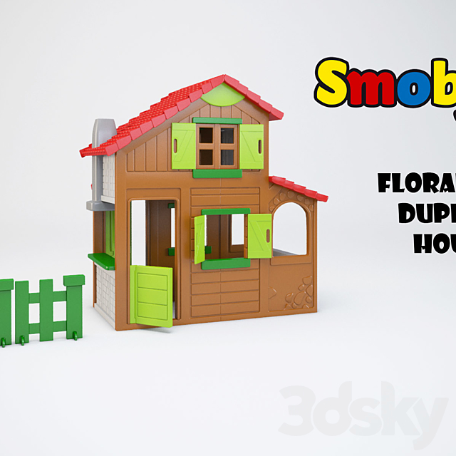 Floralie Duplex House 3DS Max Model - thumbnail 2