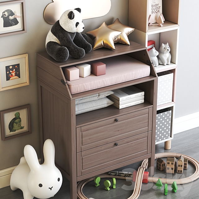 Furniture and toys for childrens 3DS Max Model - thumbnail 2