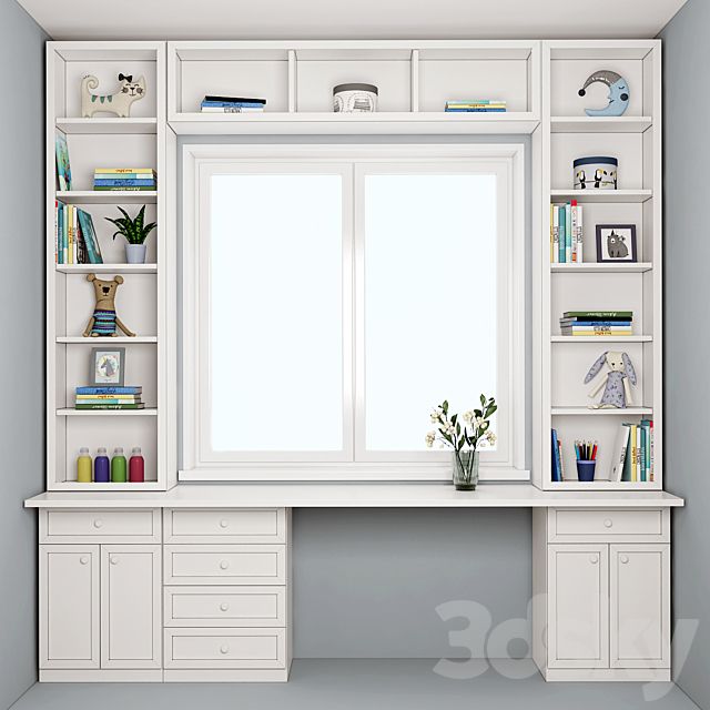 Furniture composition for the children’s room 3DSMax File - thumbnail 1