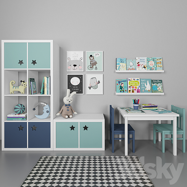 Furniture for children 3DSMax File - thumbnail 1