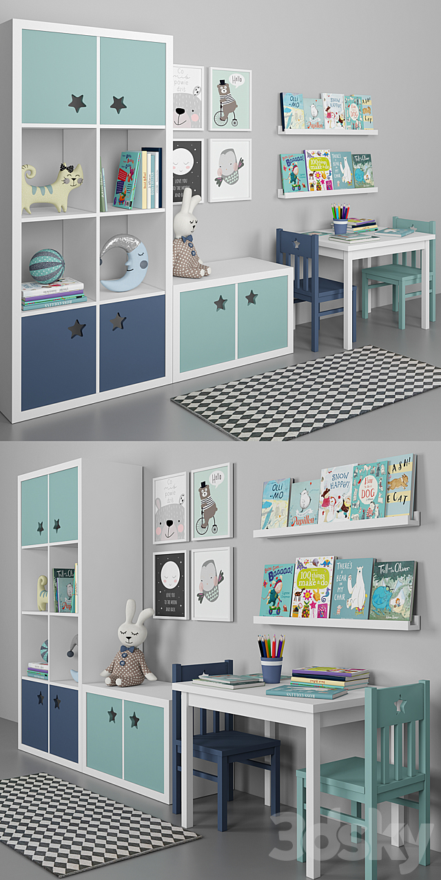 Furniture for children 3DSMax File - thumbnail 2