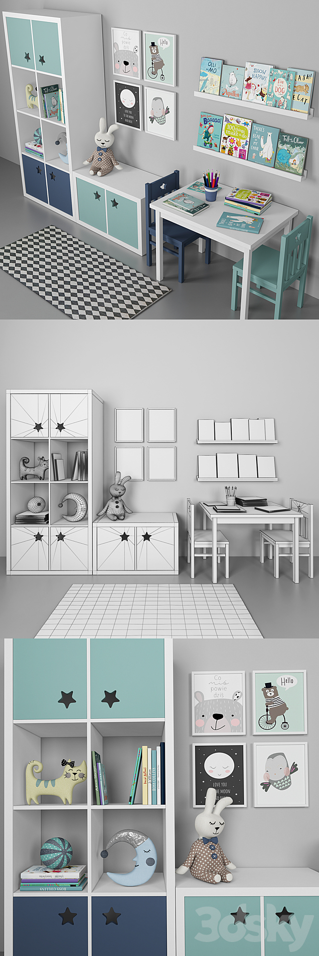 Furniture for children 3DSMax File - thumbnail 3