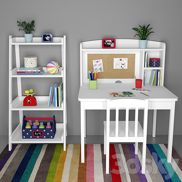 Furniture for children’s room 3DSMax File - thumbnail 1