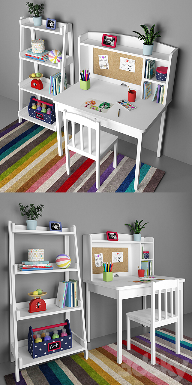 Furniture for children’s room 3DSMax File - thumbnail 3