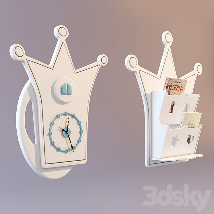 Halley accessories to the nursery. 3DS Max - thumbnail 1