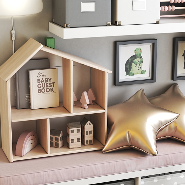 IKEA childrens furniture and toys 5 3DS Max - thumbnail 2