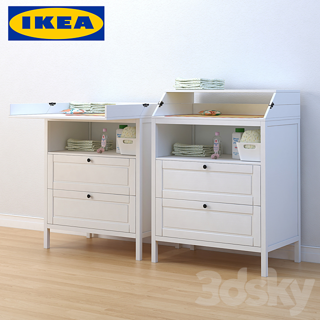 IKEA SUNDVIK Changing table 3DSMax File - thumbnail 1