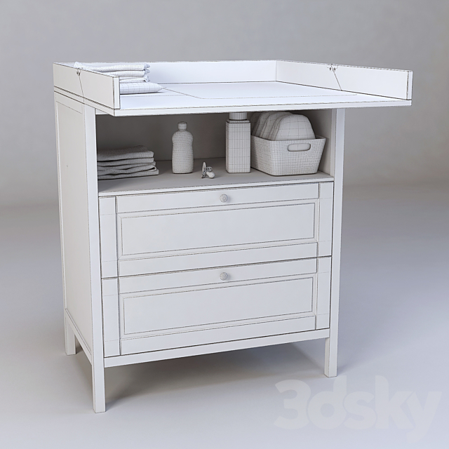 IKEA SUNDVIK Changing table 3DSMax File - thumbnail 3