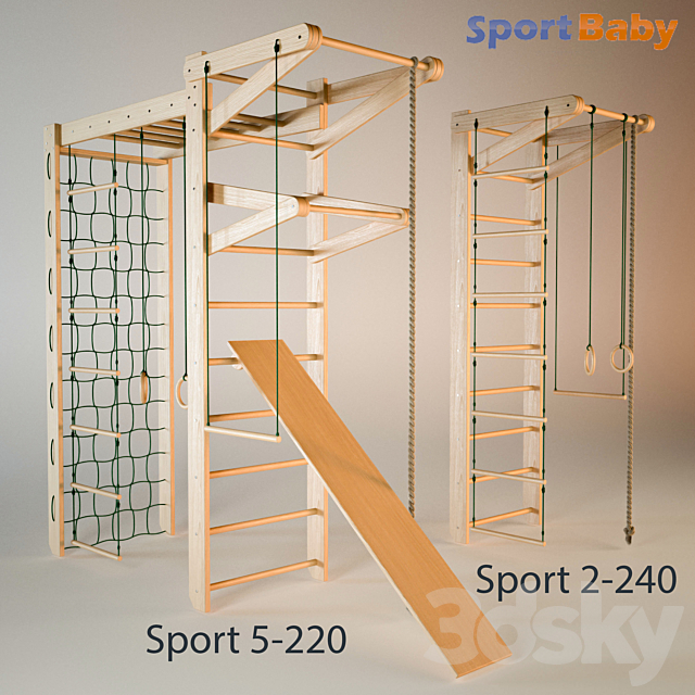 Kids Corner – “Sport 5-220 and Sport 2-240 3DSMax File - thumbnail 1