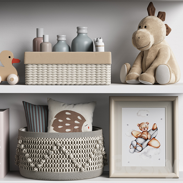 Kids Room Decor 05 3DS Max Model - thumbnail 4