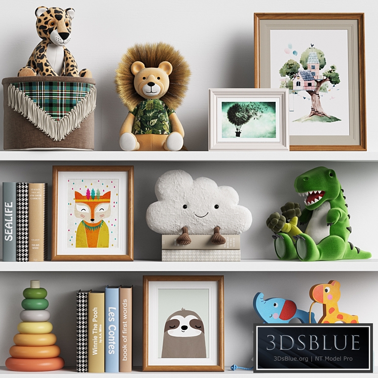 Kids Room Decor 09 3DS Max - thumbnail 3